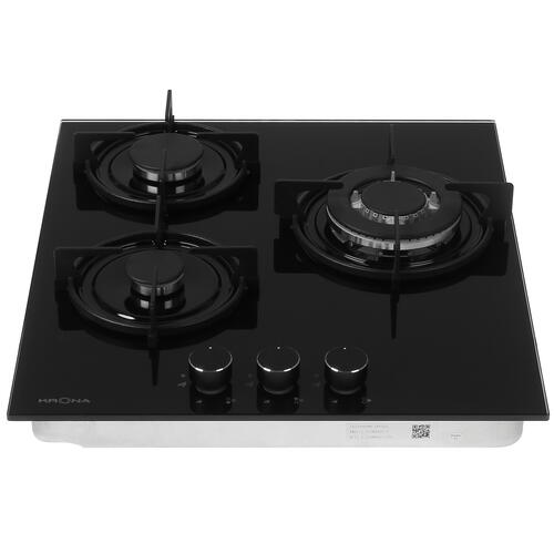 Купить Газовая варочная поверхность KRONA FELICE 45 BL  5046437. Характеристики, отзывы и цены в Донецке