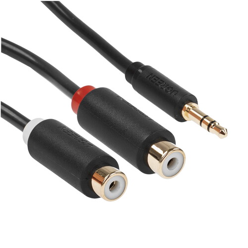 Купить Кабель   Ugreen jack 3.5 мм - 2RCA черный  9154746. Характеристики, отзывы и цены в Донецке