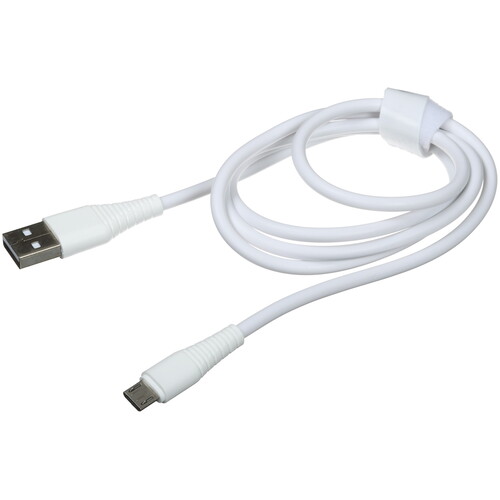 Купить Кабель круглый BY micro USB - USB 2.0 Type-A белый 1 м  5482228. Характеристики, отзывы и цены в Донецке