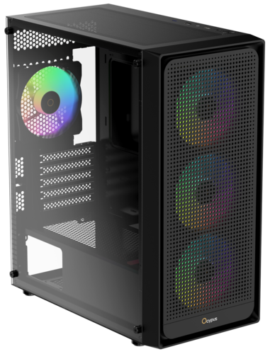 Купить Корпус Ocypus Gamma C50 BK ARGB  5637727. Характеристики, отзывы и цены в Донецке