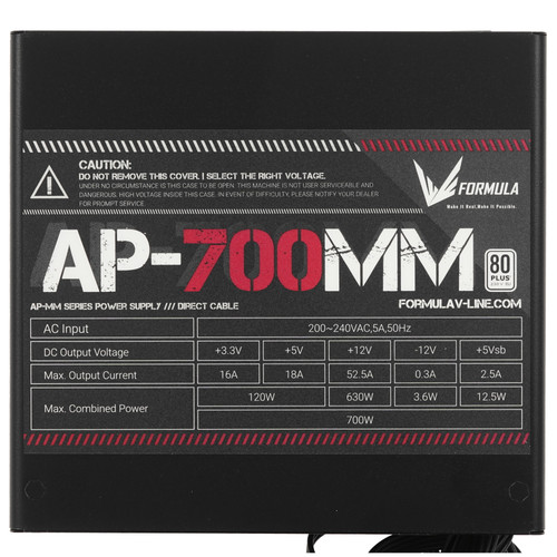 Купить Блок питания Formula AP-700ММ [AP-700ММ] черный  5614589. Характеристики, отзывы и цены в Донецке