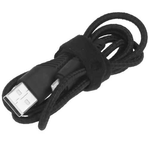 Купить Кабель круглый BoraSCO Lightning 8-pin - USB 2.0 Type-A черный 1 м  5614066. Характеристики, отзывы и цены в Донецке