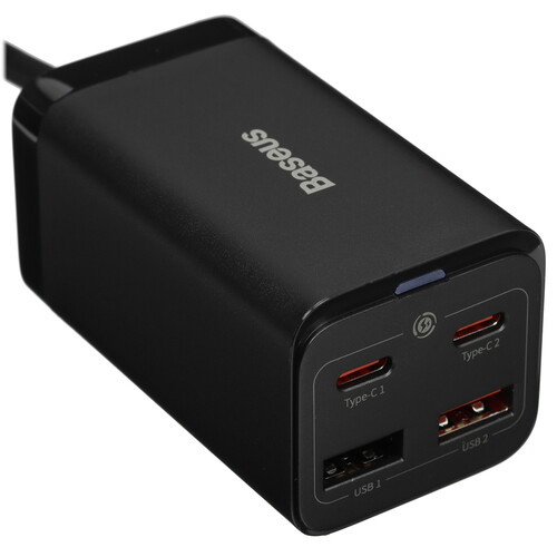 Купить Сетевое зарядное устройство Baseus GaN3 Pro Desktop 2C+2U черный  5495774. Характеристики, отзывы и цены в Донецке