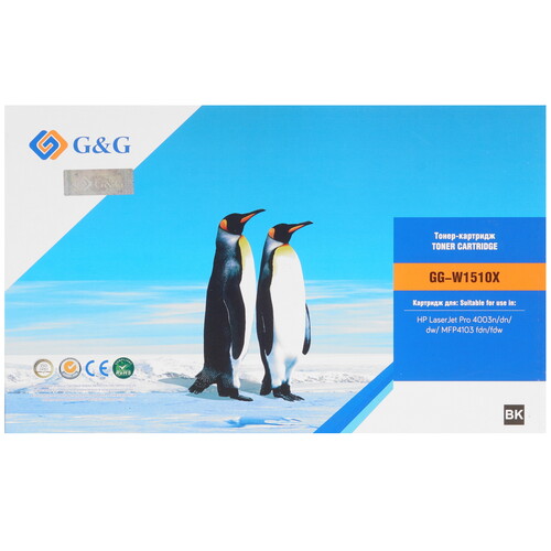 Купить Картридж лазерный G&G GG-W1510X черный, с чипом  9154094. Характеристики, отзывы и цены в Донецке
