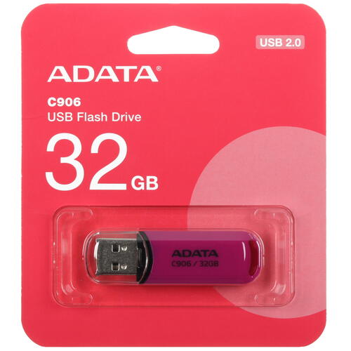 Купить Память USB Flash 32 ГБ ADATA C906 [AC906-32G-RPP]  5450107. Характеристики, отзывы и цены в Донецке
