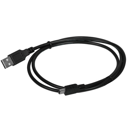 Купить Кабель круглый Telecom mini USB - USB 2.0 Type-A черный 1 м  5471462. Характеристики, отзывы и цены в Донецке