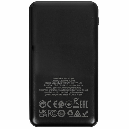 Купить Портативный аккумулятор Borofone BJ48 черный  5456242. Характеристики, отзывы и цены в Донецке