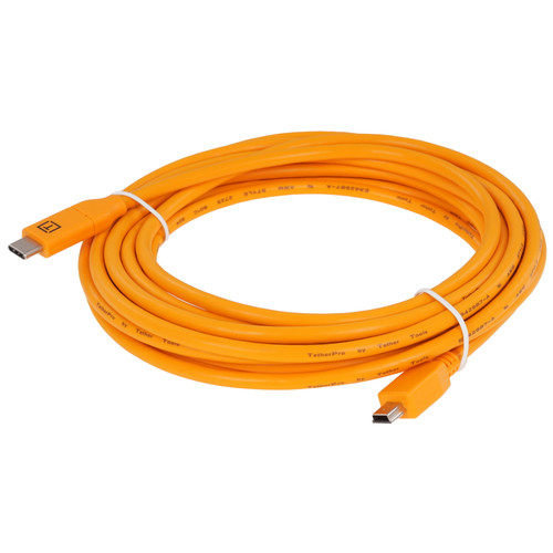Купить Кабель Tether Tools mini USB-B - USB Type-C оранжевый  5605753. Характеристики, отзывы и цены в Донецке