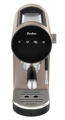 Купить Кофеварка рожковая Tesler ECM-260 SAND GREY коричневый  9130746. Характеристики, отзывы и цены в Донецке