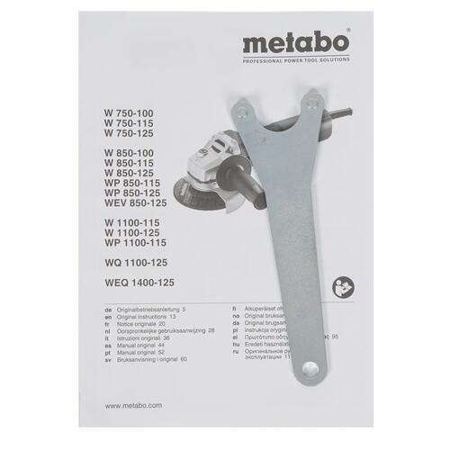 Купить Углошлифовальная машина (УШМ) Metabo WEV 850-125  8158602. Характеристики, отзывы и цены в Донецке