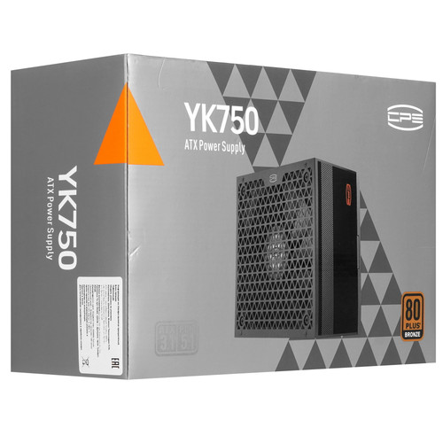 Купить Блок питания PCCooler YK750 [P5-YK750-B1FWBK1-EU] черный  5458990. Характеристики, отзывы и цены в Донецке