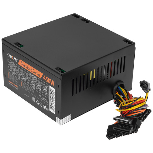 Купить Блок питания GiNZZU SA450 [17485] черный  5356259. Характеристики, отзывы и цены в Донецке