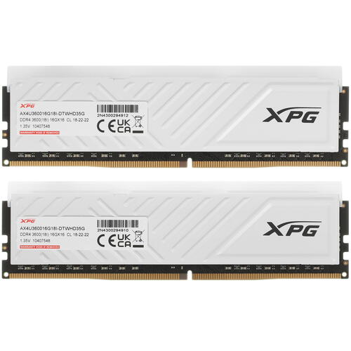 Купить Оперативная память ADATA XPG SPECTRIX D35G RGB [AX4U360016G18I-DTWHD35G] 32 ГБ  5433603. Характеристики, отзывы и цены в Донецке