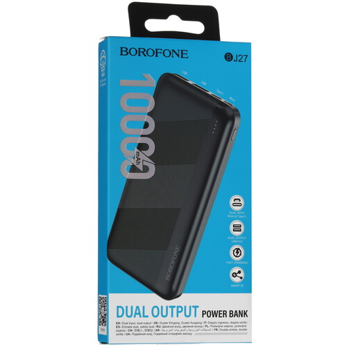 Купить Портативный аккумулятор Borofone BJ27 черный  5475229. Характеристики, отзывы и цены в Донецке