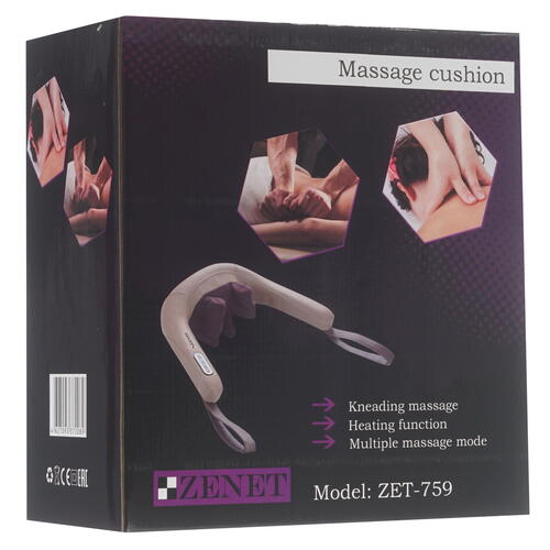 Купить Массажный воротник ZENET ZET-759 бежевый  8153153. Характеристики, отзывы и цены в Донецке