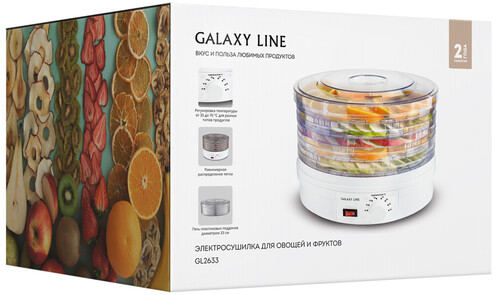 Купить Сушилка для овощей и фруктов Galaxy GL 2633 белый  9135134. Характеристики, отзывы и цены в Донецке