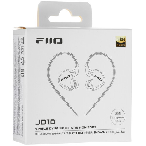 Купить Проводные наушники FIIO JD10 черный 2025  5613246. Характеристики, отзывы и цены в Донецке