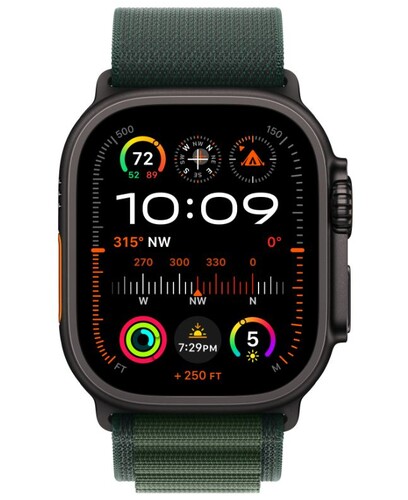 Купить Ремешок Apple для Apple Watch 44/ 45/ 46/ 49mm зеленый/черный  5628910. Характеристики, отзывы и цены в Донецке