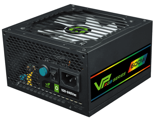 Купить Блок питания GameMax VP-600 Modular RGB [VP-600-M-RGB] черный  5369914. Характеристики, отзывы и цены в Донецке