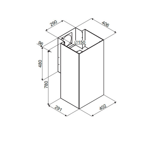 Купить Вытяжка пристенная MAUNFELD BATH 402 золотистый  9246520. Характеристики, отзывы и цены в Донецке