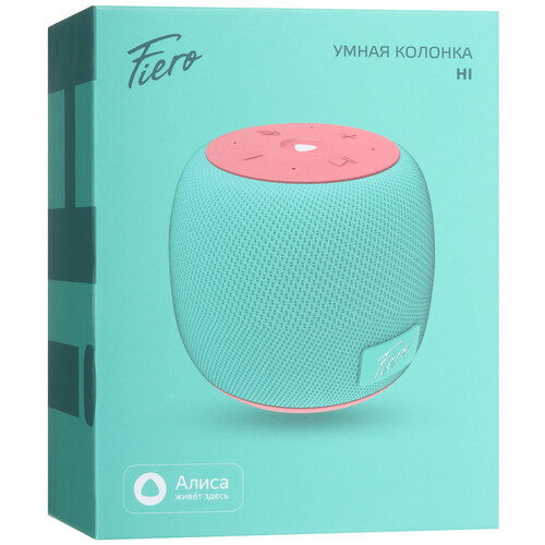 Купить Умная колонка Fiero Hi бирюзовый  5424223. Характеристики, отзывы и цены в Донецке