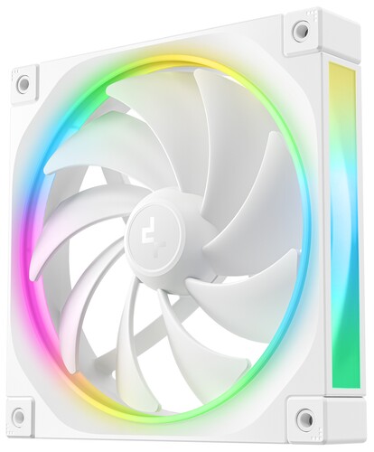Купить Комплект вентиляторов DEEPCOOL FL14 [R-FL14-WHAPN3-G] белый  5635686. Характеристики, отзывы и цены в Донецке