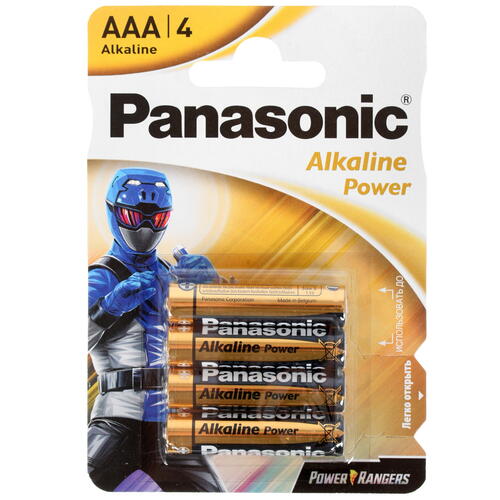 Купить Батарейка Panasonic Alkaline Power Rangers AAA / AAA (LR03/FR03)  4751255. Характеристики, отзывы и цены в Донецке