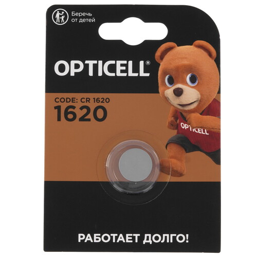 Купить Батарейка Opticell Specialty плоская / CR1620  5487337. Характеристики, отзывы и цены в Донецке