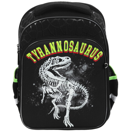 Купить Рюкзак BRAUBERG QUADRO Tyrannosaur черный  9128321. Характеристики, отзывы и цены в Донецке