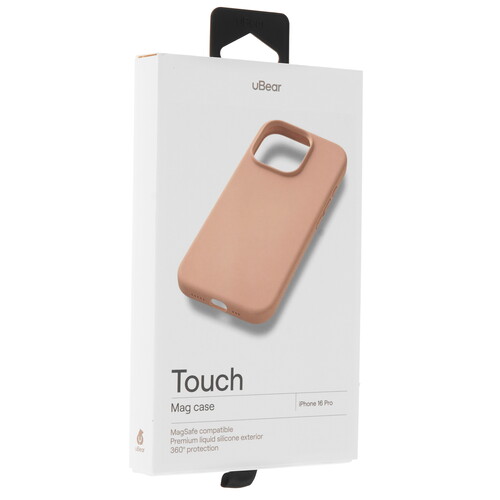 Купить Накладка  uBear Touch Mag Case для Apple iPhone 16 Pro бежевый  5474374. Характеристики, отзывы и цены в Донецке