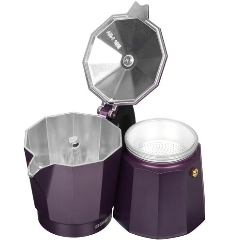 Купить Гейзерная кофеварка Polaris ECO-9С фиолетовый  5438832. Характеристики, отзывы и цены в Донецке