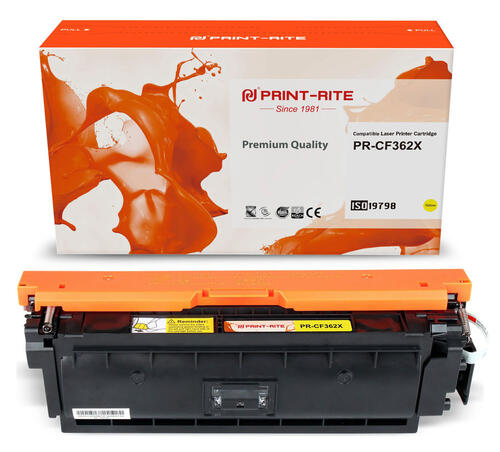 Купить Картридж лазерный Print-Rite CF362X желтый  9932852. Характеристики, отзывы и цены в Донецке
