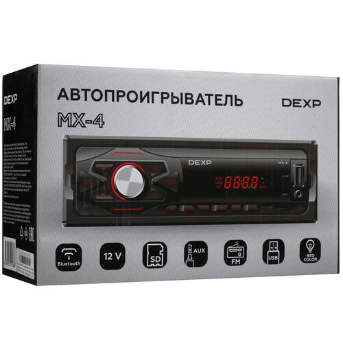Купить Автопроигрыватель DEXP MX-4  4744070. Характеристики, отзывы и цены в Донецке
