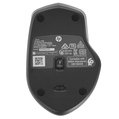 Купить Мышь беспроводная HP Silent 280M  4872941. Характеристики, отзывы и цены в Донецке