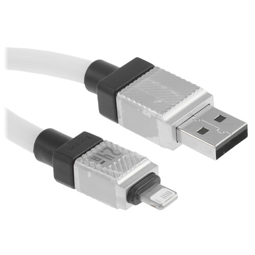Купить Кабель круглый Baseus Lightning 8-pin - USB 2.0 Type-A белый 1 м  9167158. Характеристики, отзывы и цены в Донецке