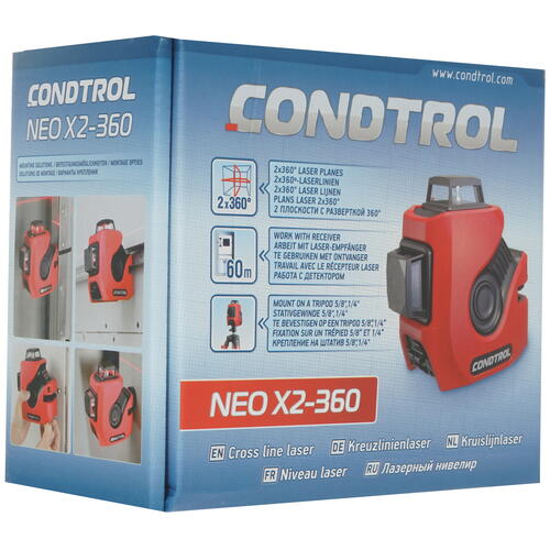 Купить Лазерный нивелир Condtrol Neo X2-360  1308493. Характеристики, отзывы и цены в Донецке
