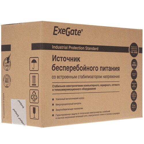 Купить ИБП ExeGate SpecialPro UNB-650.LED.AVR.EURO  8195213. Характеристики, отзывы и цены в Донецке