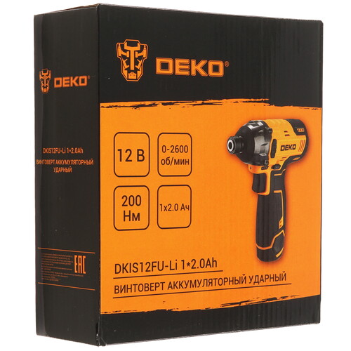 Купить Винтоверт DEKO DKIS12FU-Li  9194505. Характеристики, отзывы и цены в Донецке