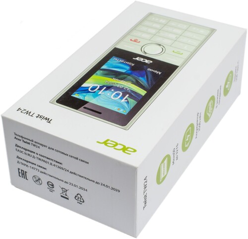 Купить Сотовый телефон Acer Twist TW24 зеленый  5457733. Характеристики, отзывы и цены в Донецке