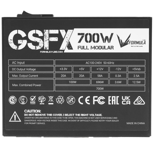 Купить Блок питания Formula GSFX-700 [GSFX-700] черный  5614578. Характеристики, отзывы и цены в Донецке