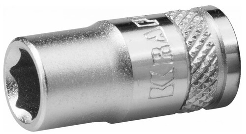 Купить Торцовая головка KRAFTOOL INDUSTRIE QUALITAT, Cr-V, FLANK, хромосатинированная, 1/4, 6 мм  9012669. Характеристики, отзывы и цены в Донецке