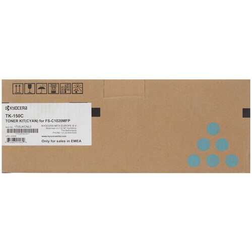 Купить Картридж лазерный Kyocera TK-150C голубой, с чипом  1217887. Характеристики, отзывы и цены в Донецке