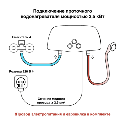 Купить Водонагреватель электрический Ballu 3-Logic TS  9079547. Характеристики, отзывы и цены в Донецке