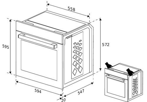 Купить Электрический духовой шкаф Hotpoint FE9 1351 SH BLG черный  9006735. Характеристики, отзывы и цены в Донецке