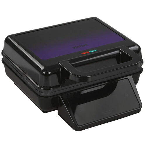 Купить Вафельница Kitfort KT-4606 черный  9287546. Характеристики, отзывы и цены в Донецке