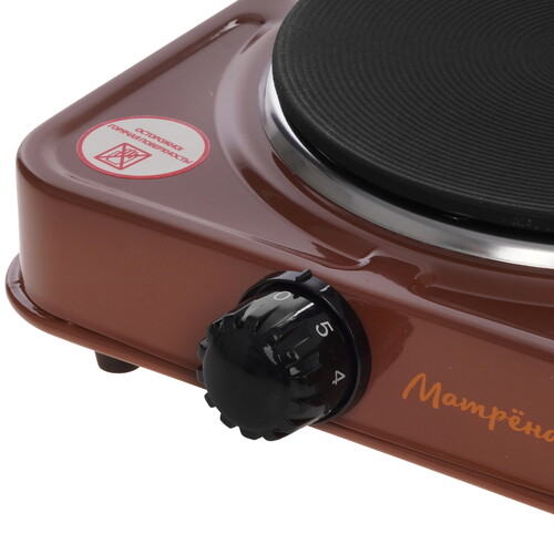 Купить Плита компактная электрическая Матрёна МА-061 коричневый  8199736. Характеристики, отзывы и цены в Донецке