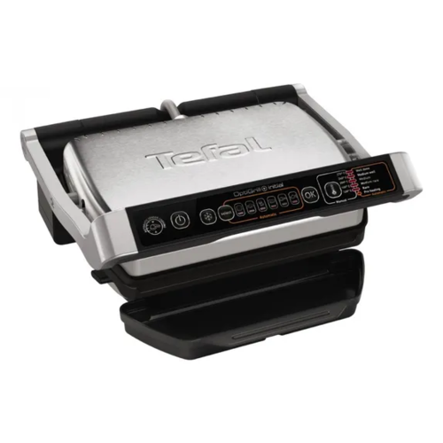 Купить Гриль Tefal Optigrill+ Initial GC706D34 серебристый  5472622. Характеристики, отзывы и цены в Донецке