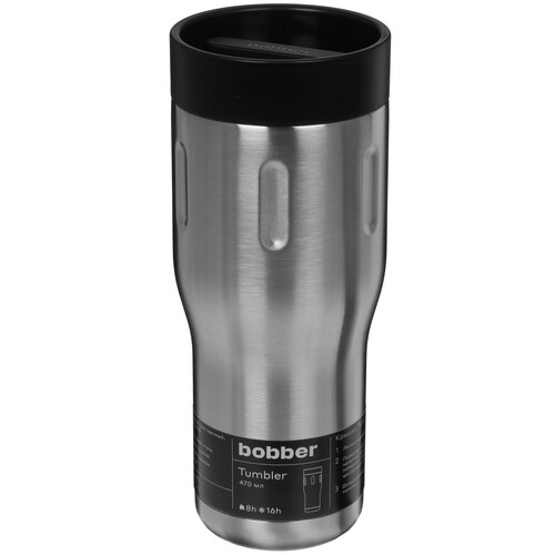 Купить Термокружка Bobber Tumbler-470 серебристый  4812947. Характеристики, отзывы и цены в Донецке