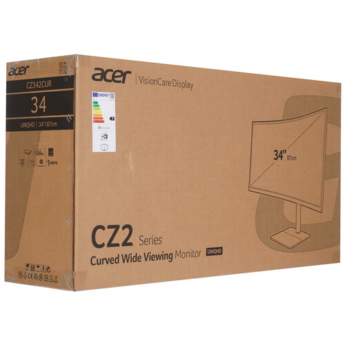 Купить 34" Монитор Acer CZ342CURJ0bmiphuzx черный  5624565. Характеристики, отзывы и цены в Донецке