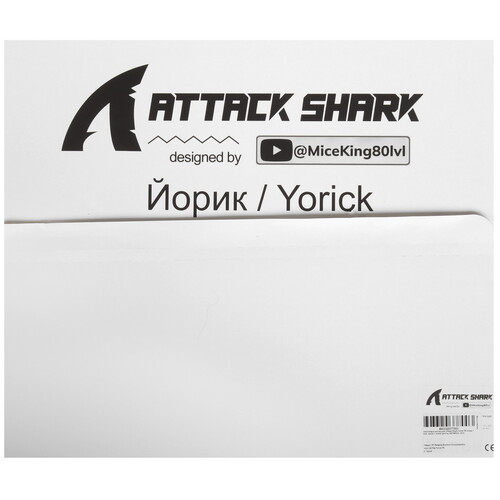Купить Коврик Attack Shark Yorick TR  разноцветный  9300499. Характеристики, отзывы и цены в Донецке
